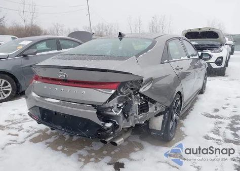 2023 Hyundai Elantra N Line из США, поврежденный, VIN KMHLR4AF7PU494594